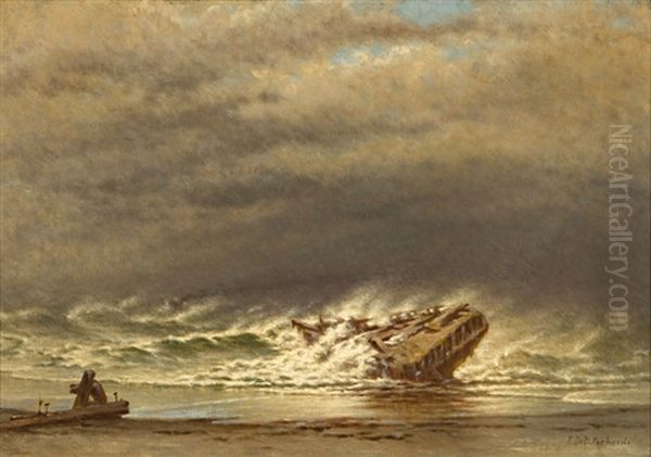 Shipwreck At Anglesea, Nj - view 1