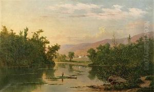 Scene On The Juanita River, Pennsylvania by Frederick Debourg Richards