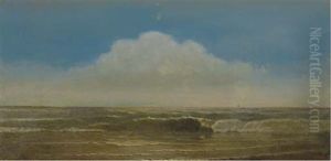 Waves On The Shore by Frederick Debourg Richards