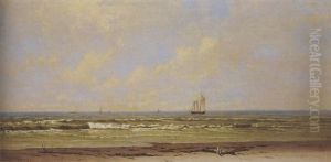 Sailing Along The Coast by Frederick Debourg Richards