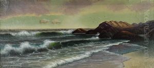 Waves Along The Coast by William Trost Richards
