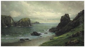 Yellow Carn Of Cornwall by William Trost Richards