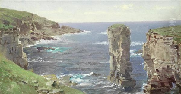 Yesnaby Castle Sea Stack, Orkney - view 1