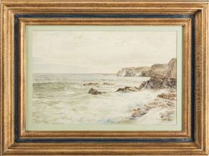 The Cliffs, Newport, Rhode Island by William Trost Richards