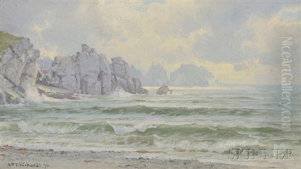 Beach And Cliffs - view 1