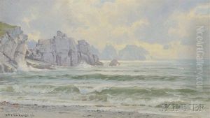 Beach And Cliffs by William Trost Richards
