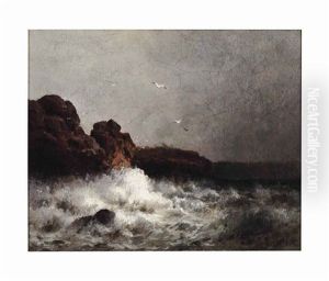 Birds Over Rough Seas