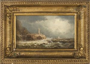 Coastal Scene With Lighthouse
