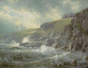 View Of The Artist's Home, Graycliff, Newport, Rhode Island