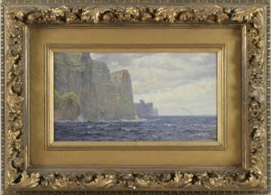 St. John's Head, Hoy, Orknay Island, Scotland by William Trost Richards