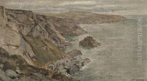 Coast At Land's End, Cornwall Coast At Land's End, Cornwall