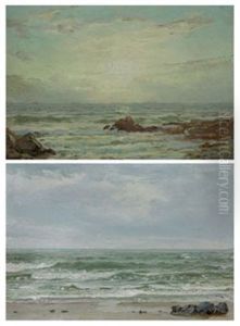 Bude Haven (+ Seascape; 2 Works) by William Trost Richards