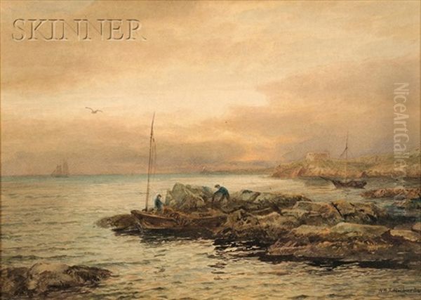 Gathering Sea Weed - view 1