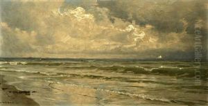 A Quiet Sea, Calm Waters Along The Shore by William Trost Richards