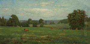 Summer On The Old Mixon Farm, Chester City, Pennsylvania by William Trost Richards