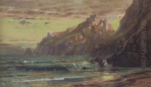 Sunset Over The Cliffs by William Trost Richards