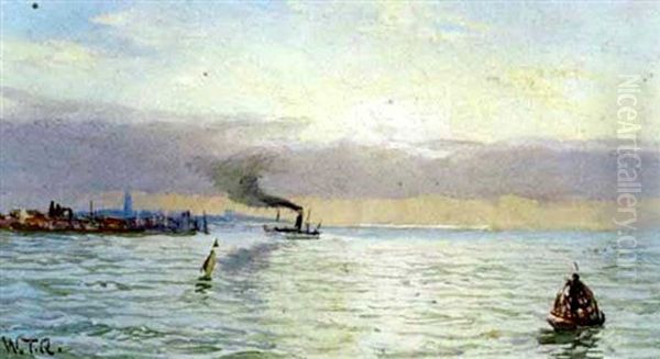 Harbor With City In Background - view 1