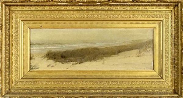 Beach Scene, Foggy Day - view 1