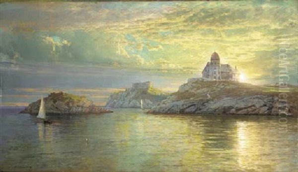 Harbor Entrance On Bull Point, Newport, Rhode Island - view 1