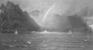 The Treasure At The End Of The Rainbow (lofoten Island) by William Trost Richards