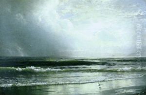 Birds Soaring Off The Coast by William Trost Richards