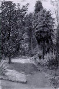 Sunlit Garden Path by William Trost Richards