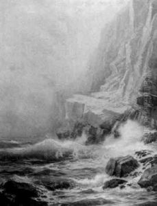 Cliffside Seascape by William Trost Richards