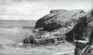 The Cliff Walk, Newport, Rhode Island by William Trost Richards