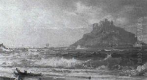 St. Michael's Mount, Cornwall by William Trost Richards