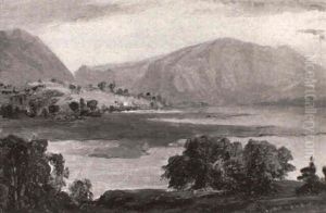 Extensiver River Landscape by William Trost Richards