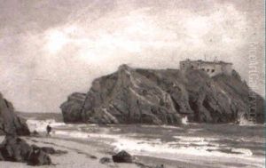 St. Katherine's Island, Wales by William Trost Richards
