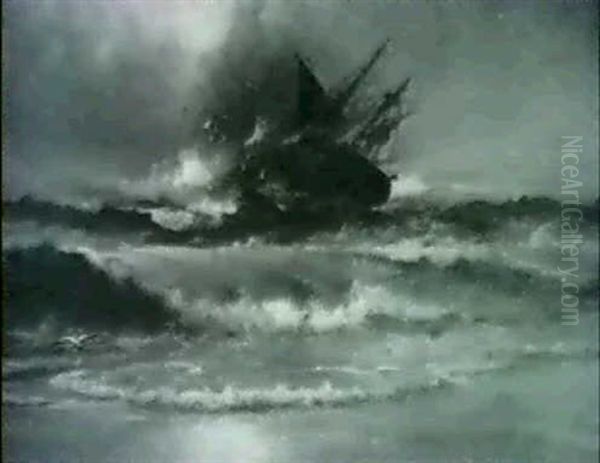 Seascape With Shipwreck - view 1