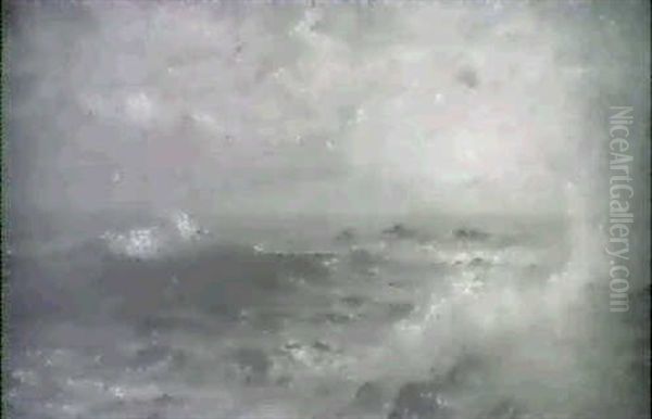 Breaking Waves, Late Afternoon - view 1