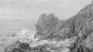 Waves Crashing On A Rockey Coast by William Trost Richards