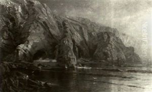 Moulin Huit Bay, Guernsey by William Trost Richards