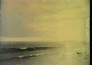 Americas Coast, A Luminist Coastal Landscape by William Trost Richards