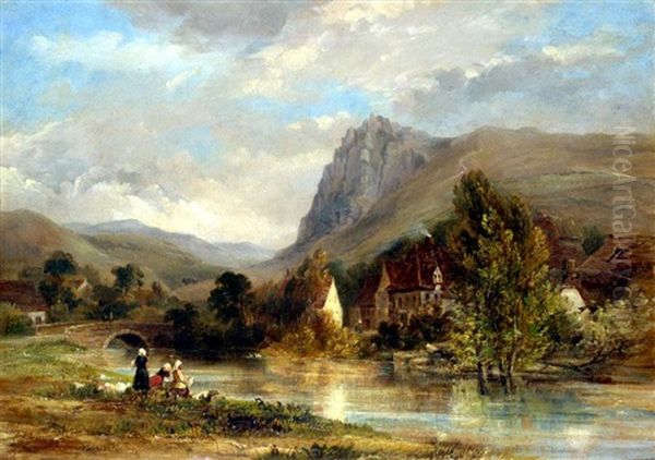 Washing On The River - view 1