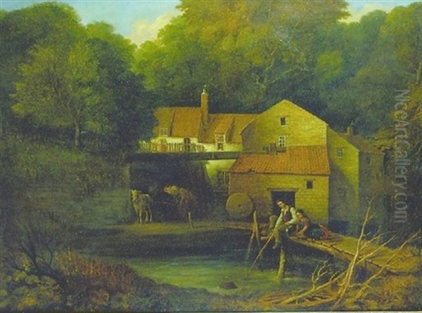 Fishing At The Bridge - view 1
