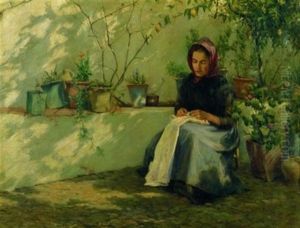 In The Garden by Francis Henry Richardson
