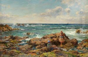 The Mussel Gatherers by Frederic Stuart Richardson