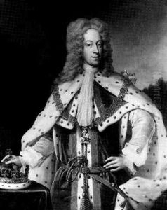 Portrait Of George Ii, Standing, Wearing The George And Ceremonial Robes by Jonathan Richardson