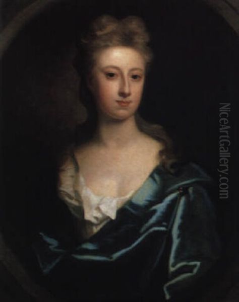 Bildnis Einer Jungen Dame In Blauem Kleid - view 1