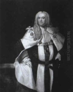 Portrait Of Robert Walpole, First Prime Minister Of Britain by Jonathan Richardson