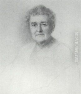 Portrait Study Of A Lady by Mary Neal Richardson