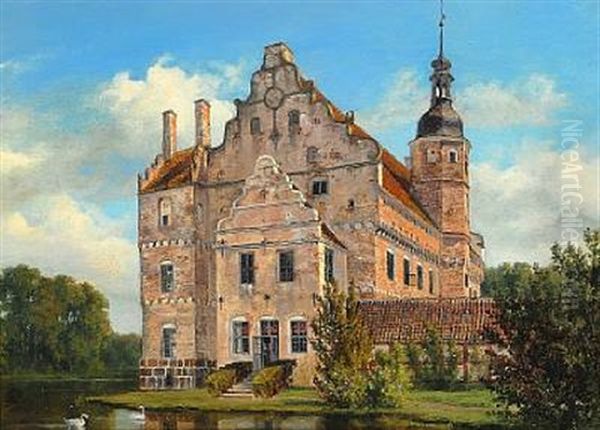 The Renaissance Manor House Orbaeklunde On The Island Of Funen - view 1