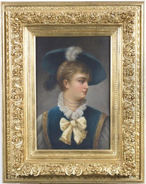 Elegant Ladies In Feathered Hats (pair) - view 1