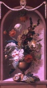 Still Life With Roses And Other Flowers In A Vase In A Niche Still Life With Roses And Other Flowers In A Vase In A Niche