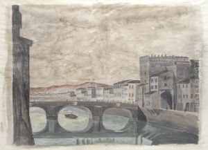 Ponte Santa Trinita E Arco Demolito by Fabio Borbottoni