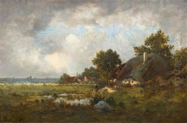 Landscape With Farmstead And Pond - view 1