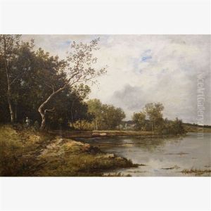 Riviere Bordee D'arbres Riviere Bordee D'arbres